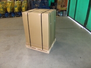 段ボール梱包の写真